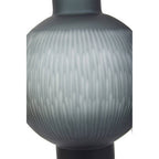 Large Carved Glass Vase | Hessa