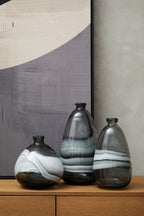 Medium Grey Bottle Vase | Halla