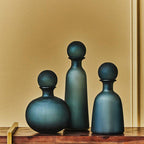 Large Blue Bottle Vase | Hira
