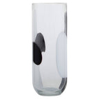 Large Glass Vase with Abstract Pattern | Hania