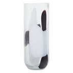 Large Glass Vase with Abstract Pattern | Hania