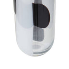 Large Glass Vase with Abstract Pattern | Hania