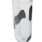Large Glass Vase with Abstract Pattern | Hania