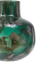 Green and Gold Small Glass Vase | Herbie