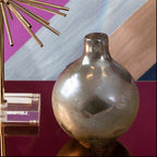 Small Metallic Effect Bottle Vase | Herbie