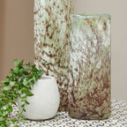 Small Glass Marble Effect Vase | Harri