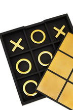 Black and Gold Aluminium Noughts and Crosses | Churchill Games