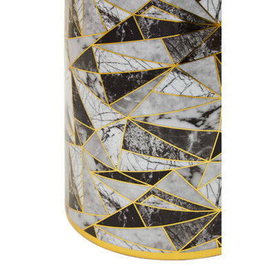 Doria Large Marble Effect Pattern Ceramic Jar