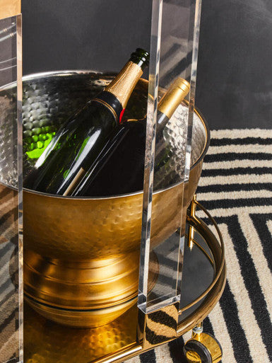 Gold Finish Champagne Bowl | Ankara