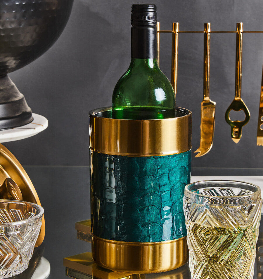 Green Enamel Wine Cooler | Carolina