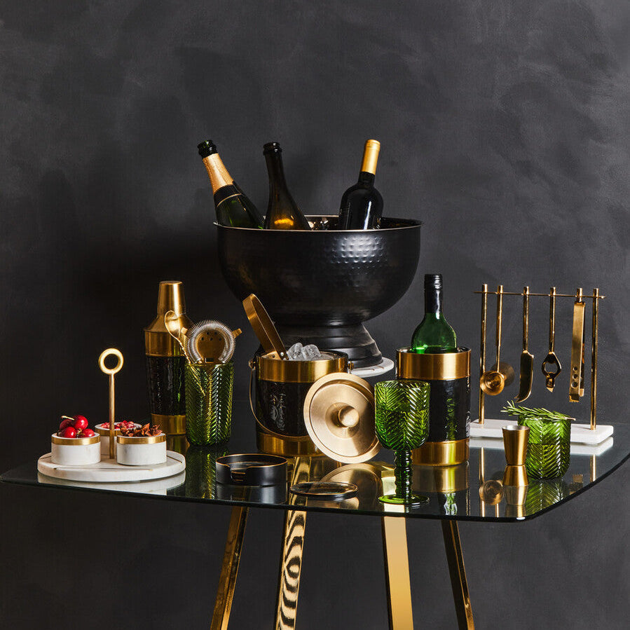 Black Enamel Wine Cooler | Carolina