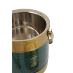 Green Enamel Ice Bucket | Carolina
