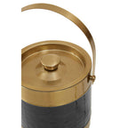 Black Enamel Ice Bucket | Carolina