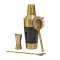 Black Enamel 4 Piece Cocktail Set | Carolina