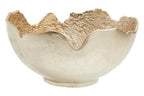 Large Two Toned Silver and Gold Finish Bowl | Dion
