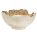 Large Two Toned Silver and Gold Finish Bowl | Dion