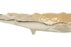 Large Ombre Silver and Gold Finish Dish | Dion
