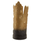 Deomali Small Ombre Black and Gold Candle Holder