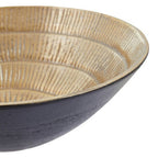Small Black and Gold Finish Bowl | Deomali