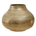 Large Gold Finish Vase | Deomali