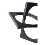 Black Finish Square Knot Sculpture | Prato