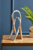 Large Nickel Finish Sculpture | Prato