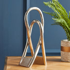 Large Nickel Finish Sculpture | Prato