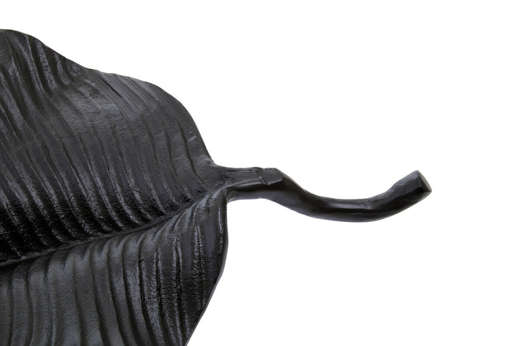 Black Finish Leaf Dish | Prato