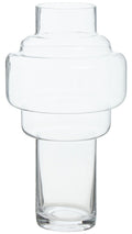 Stacked Design Large Glass Vase | Cayden