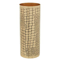 Large Croc Pattern Vase | Meko