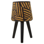 Natural and Black Planter with Angular Legs | Darnell