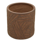 Brown Textured Planter | Darnell