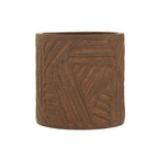 Brown Textured Planter | Darnell