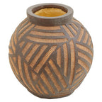Round Brown Vase | Darnell
