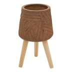 Brown Planter with Angular Legs | Darnell