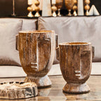 Large Rustic Face Planter | Darnell