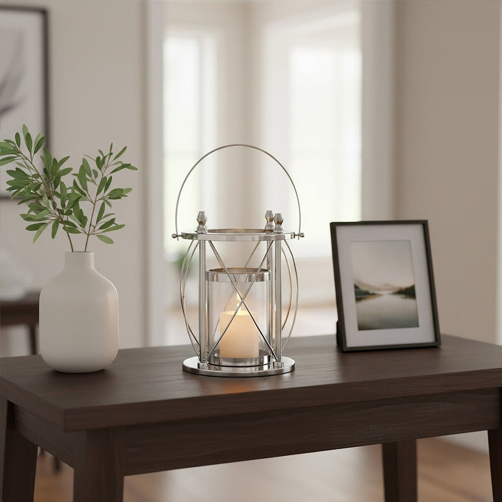 Small Silver Lantern | Cruzar