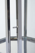 Large Silver Steel Lantern | Herber