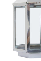 Small Silver Steel Lantern | Herber