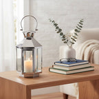 Small Silver Steel Lantern | Herber