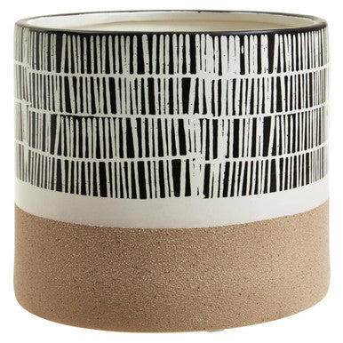 Jada Large Striped Planter