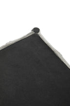 Silver Finish Bamboo Effect Mirrored Tray | Hiba