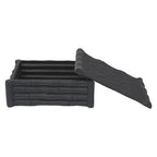 Small Black Finish Bamboo Effect Trinket Box | Hiba