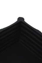 Large Black Finish Bamboo Effect Trinket Box | Hiba