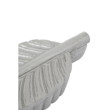 Silver Finish Plume Box | Prato