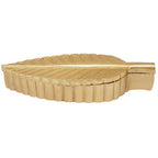Gold Finish Plume Box | Prato