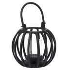 Small Matte Black Finish Lantern | Aura