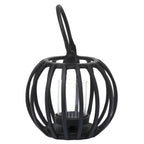 Small Matte Black Finish Lantern | Aura