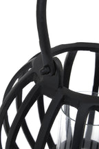 Small Matte Black Finish Lantern | Aura