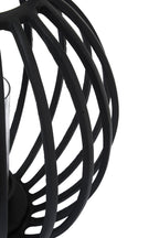 Large Matte Black Finish Lantern | Aura